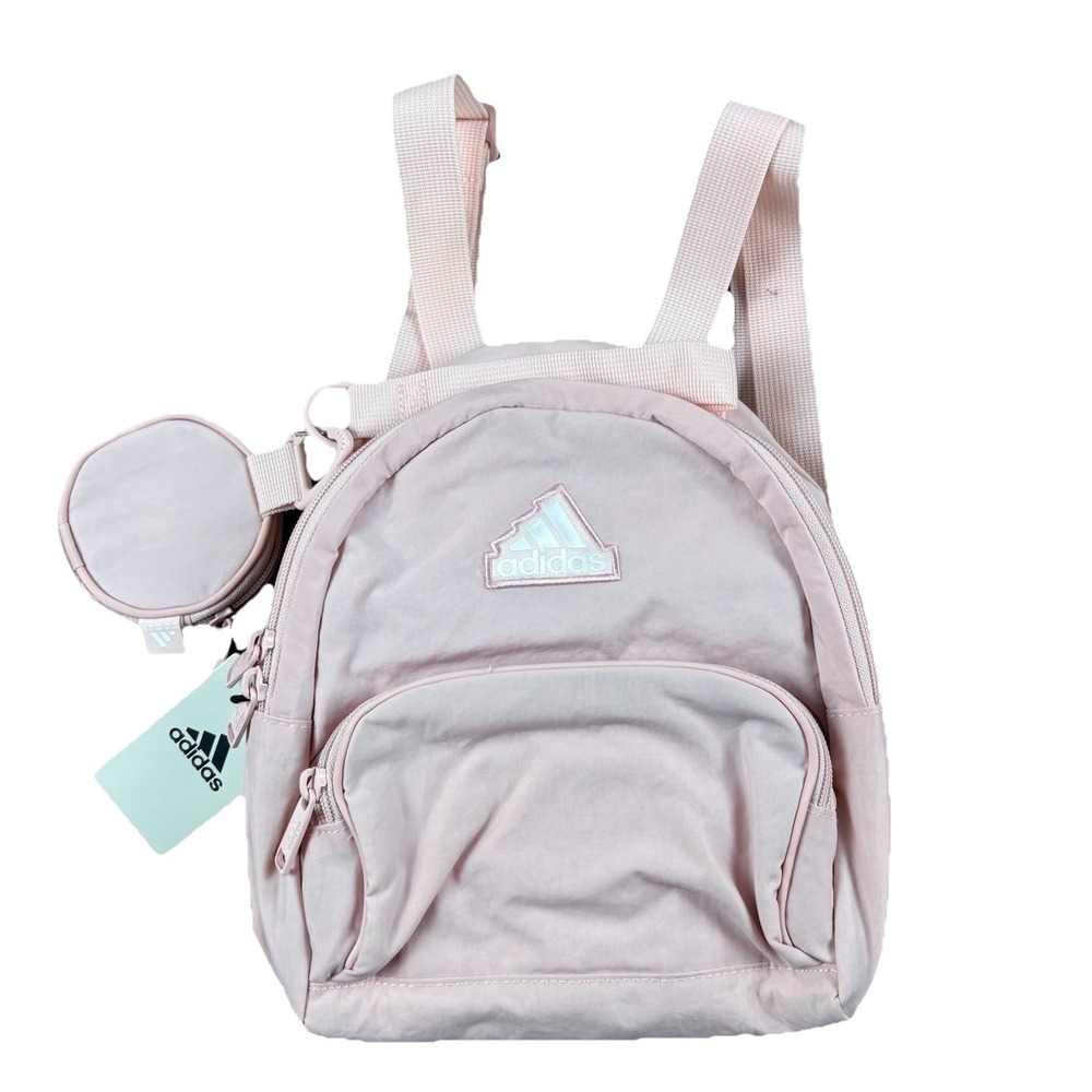 Adidas Must Have Mini Backpack Girls Sandy Pink OSFA Casual School Travel Bag